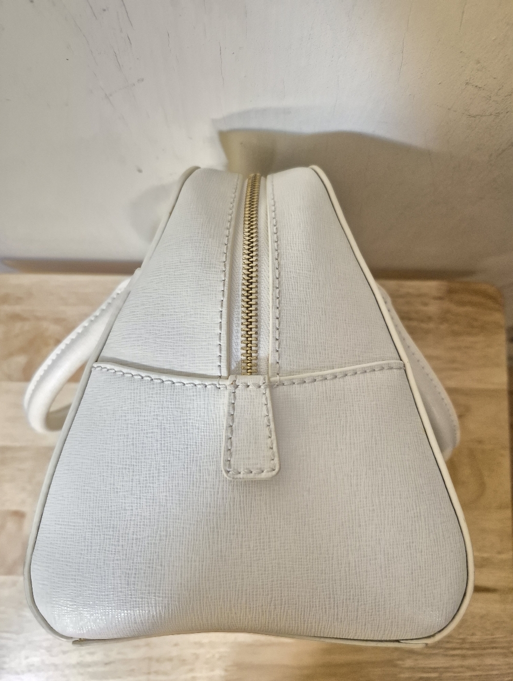 Furla White Satchel Crossbody Bag - Picture 12 of 16